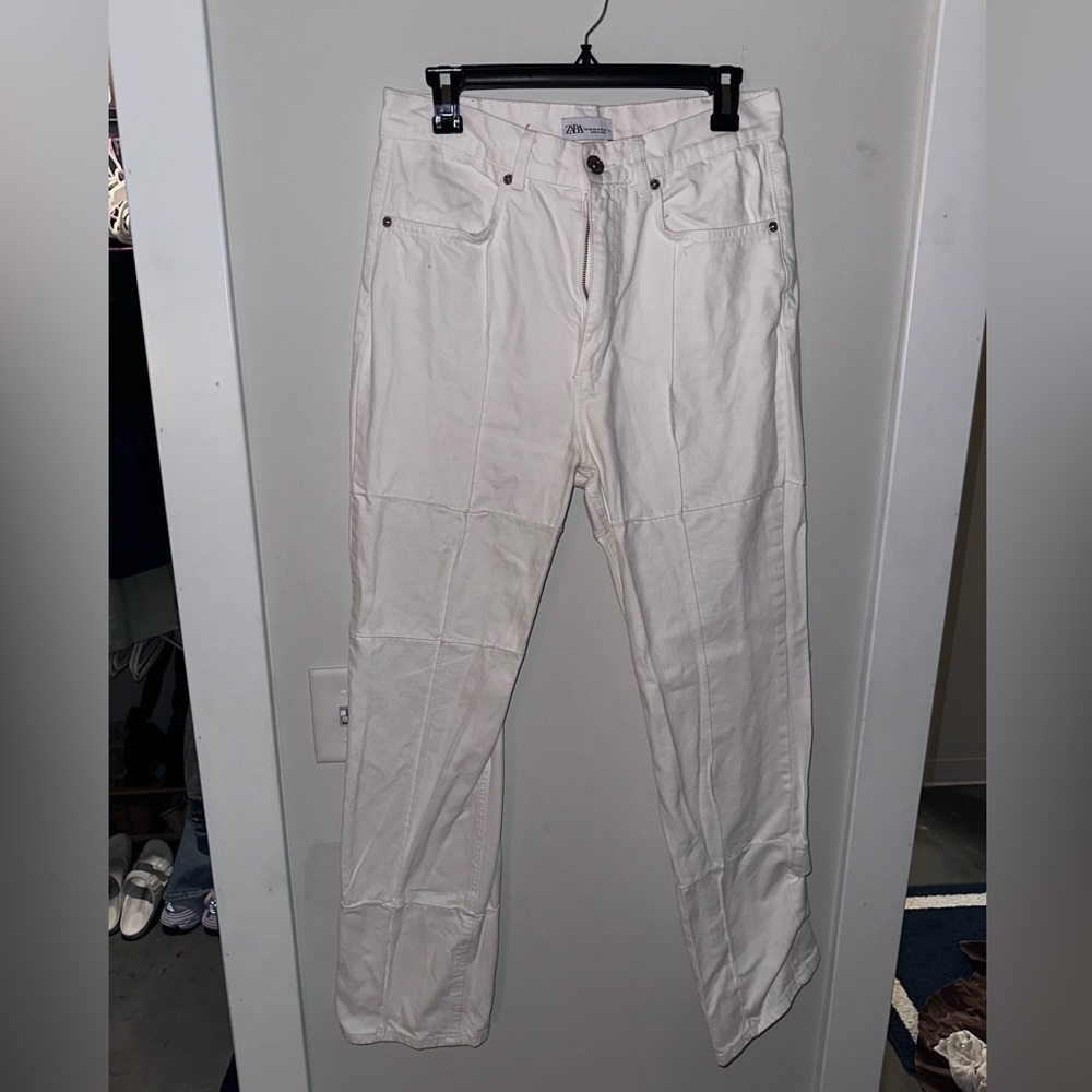 Zara white jeans